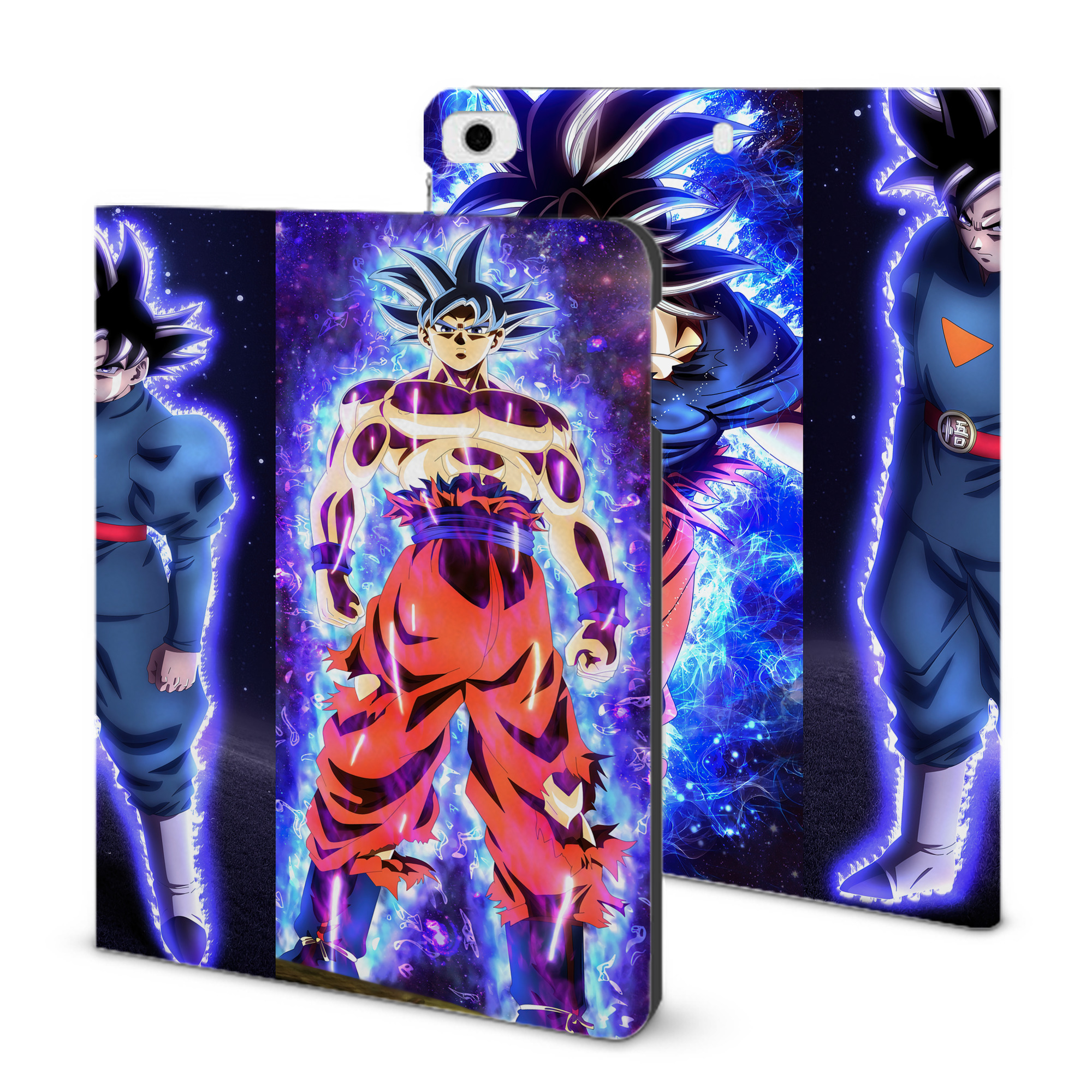 （画像用） ドラゴンボール DRAGON BALL IPad ケース ブック型 PUレザー TPU 耐衝撃 軽量 薄型 ペン収納なし 全面保護 IPad 各モデル対応